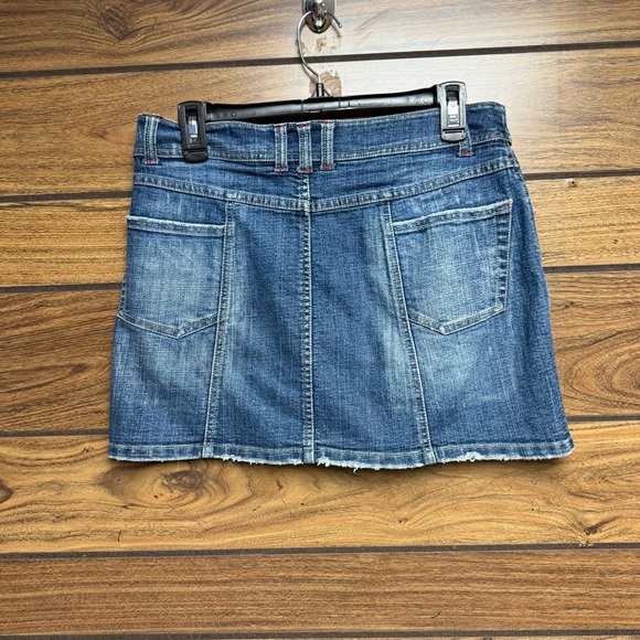 No Boundaries size 9 Denim Mini Skirt with stretch - Picture 6 of 6